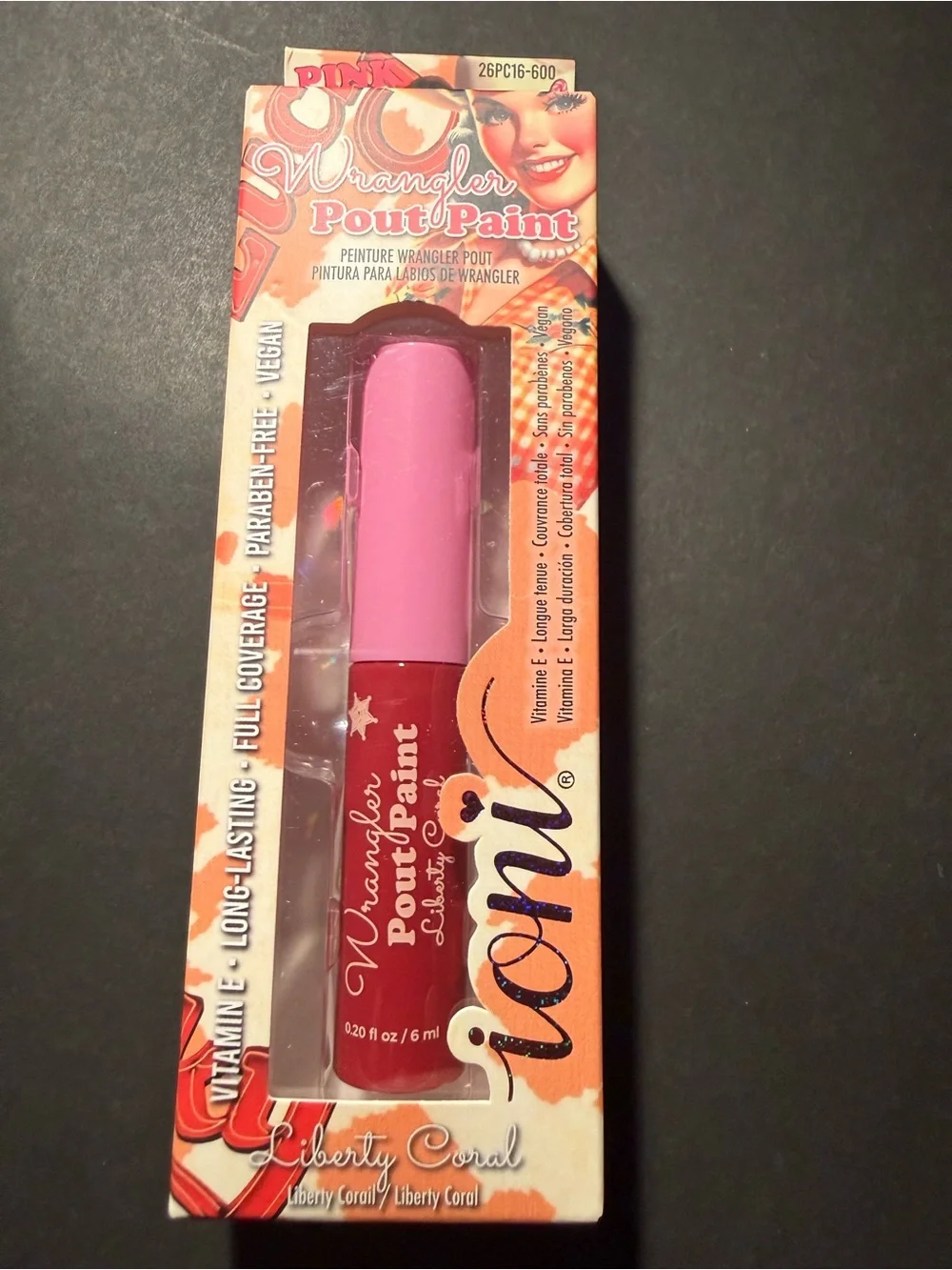Wrangler Pout Paint Lip Color - Pink Coral